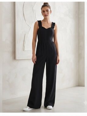 R Wish Black Jumpsuit